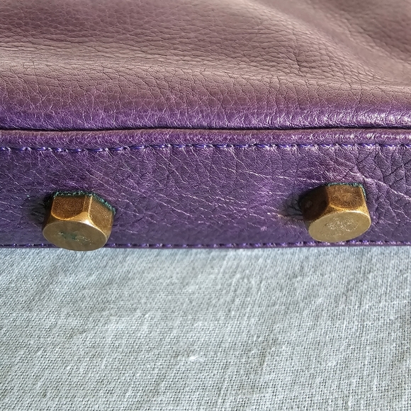 Rebecca Minkoff 5 Zip MAC Eggplant Purple Crossbody - Picture 16 of 17